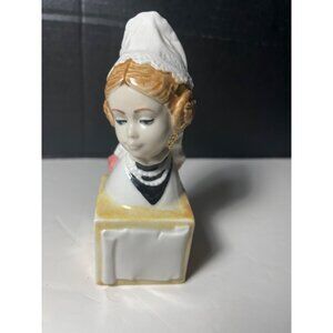Vintage Porcelain Bust of Fallera Woman  Levantine Syria